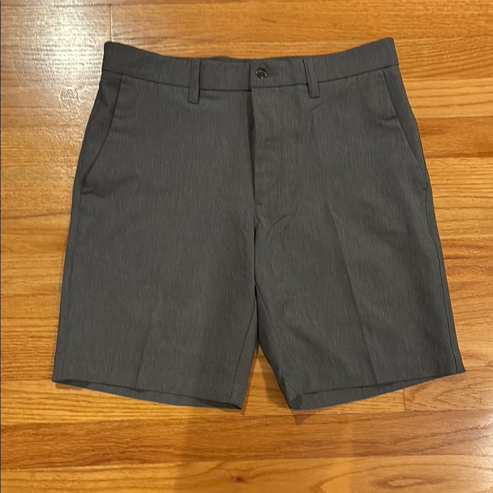 Callaway Gray Flat Front Shorts for Business Casual